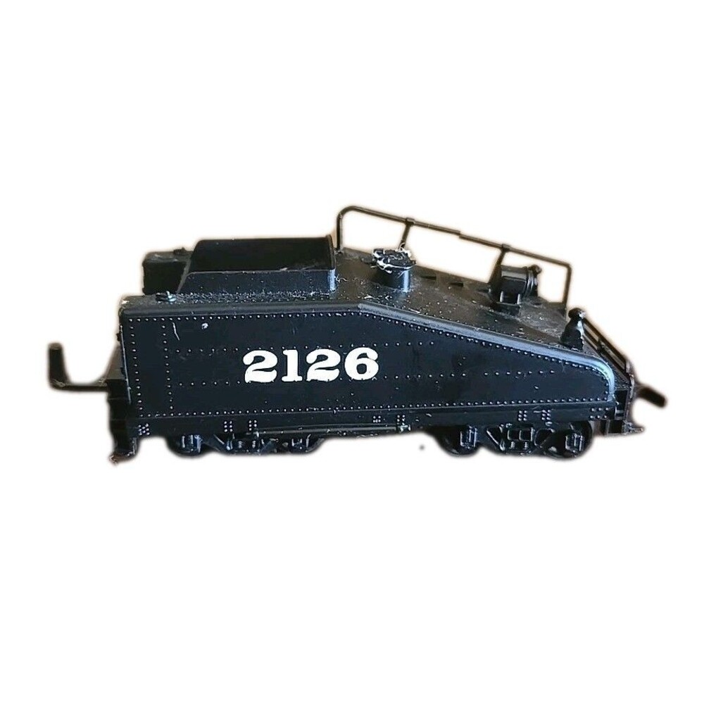 Vintage HO Scale Bachmann Electric Trains Santa Fe Black Slope Tender Car 2126
